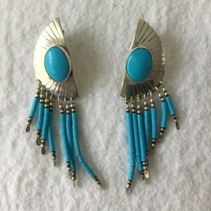 Turquoise and Sterling silver Earrings